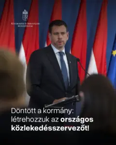Országos közlekedésszervezőt hoz létre a kormány az uniós források felhasználására