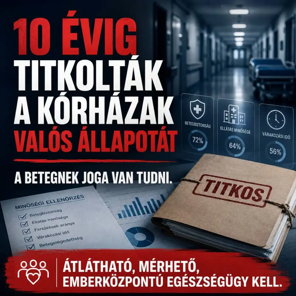 Hegedűs Zsolt: Az egészségügy nem lehet titkosított dossziék rendszere