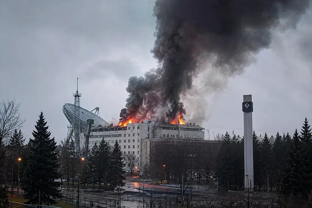 Újabb ukrán dróntámadás érte az orosz műholdas központot Dubna közelében