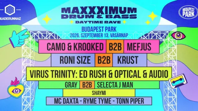 Drum & bass fesztivált rendeznek szeptemberben a Budapest Parkban