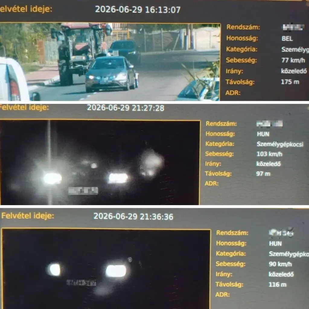 A klíma hűt, a gyorshajtás nem: sebességellenőrzés Salgótarjánban