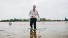 Megnyílt az Árasztó-parti szabadstrand Újbudán