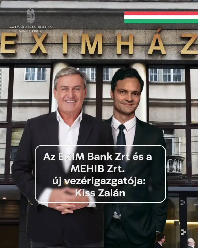 Kiss Zalán lett az EXIM Bank és a MEHIB új vezérigazgatója