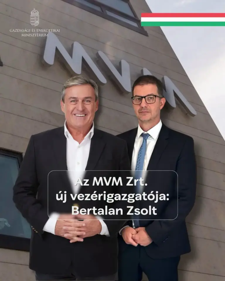 Bertalan Zsolt az MVM Csoport új vezérigazgatója