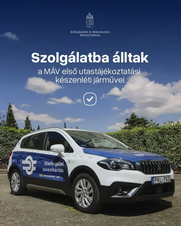 Új utastájékoztatási készenléti járműveket állított szolgálatba a MÁV