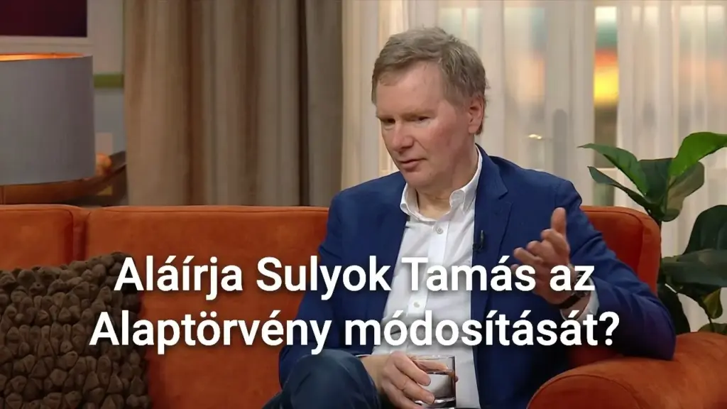 Alkotmánymódosítás: komoly döntés előtt áll a köztársasági elnök