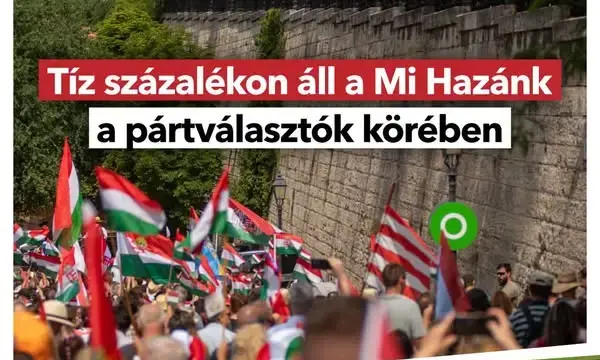 Tíz százalékon a Mi Hazánk, jelentősen visszaesett a Fidesz-KDNP támogatottsága