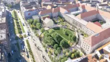 Zöld parkká alakul a Városháza udvara: megérkezett az utolsó engedély
