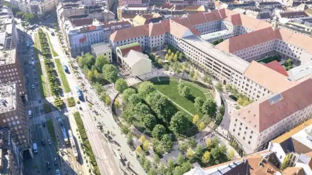 Zöld parkká alakul a Városháza udvara: megérkezett az utolsó engedély