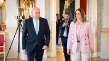 Személyes egyeztetés a Sándor-palotában: Dr. Sulyok Tamás és Forsthoffer Ágnes találkozója