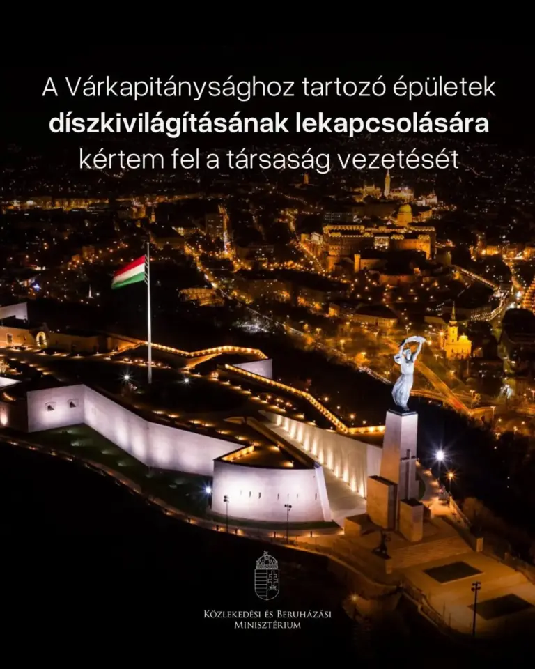Energiatakarékosság miatt kapcsolják le a budai Vár díszkivilágítását