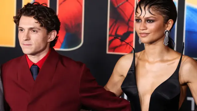 Zendaya és Tom Holland a Spider-Man: Brand New Day londoni premierjén