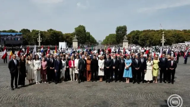 Orbán Anita képviselte Magyarországot a francia nemzeti ünnepen