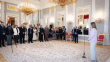 A Sándor-palota munkatársaival találkozott Forsthoffer Ágnes
