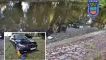 Folyóba hajtott egy sofőr