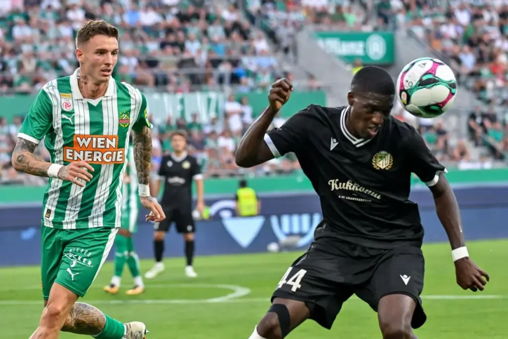 Bolla Bendegúz gólpasszaival jutott tovább a Rapid Wien a Konferencia-ligában