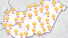 Gyorsjelentés a hőségriasztásról 2026. július 30-án 16:00 órakor