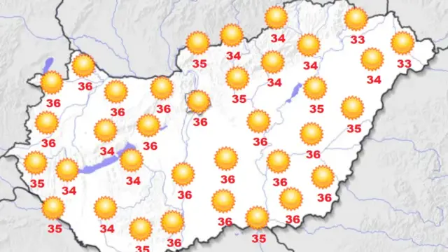 Gyorsjelentés a hőségriasztásról 2026. július 30-án 16:00 órakor
