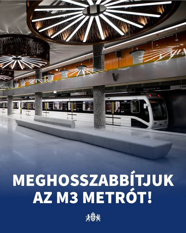 Európai uniós forrásból hosszabbítják meg az M3-as metrót