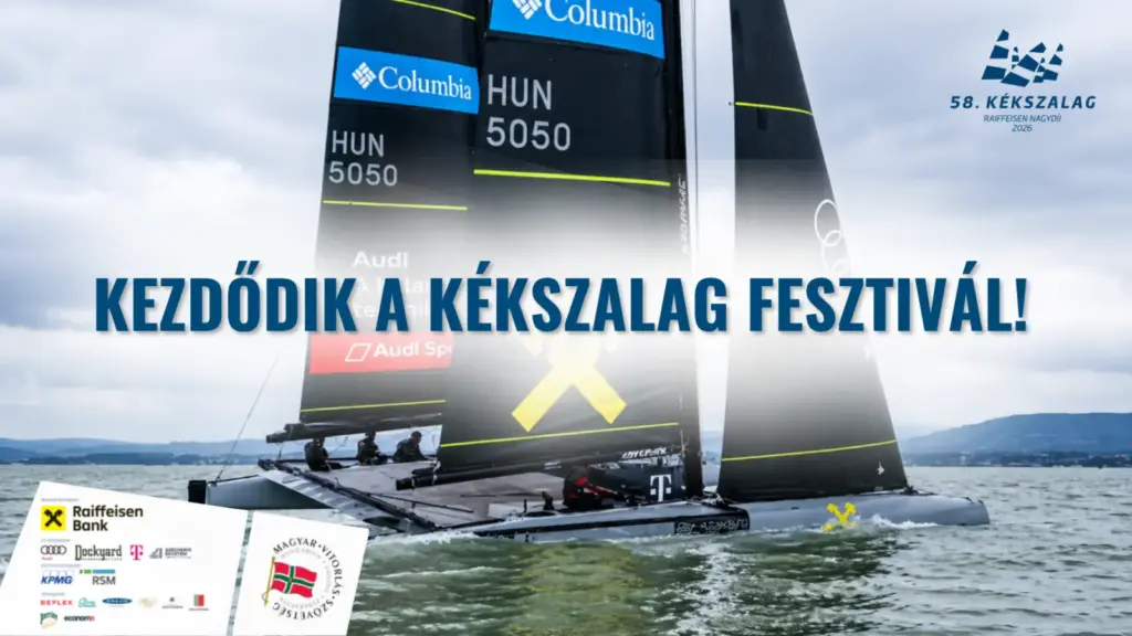 Kékszalag Fesztivál 2026: Kezdődik a Balaton egyhetes vitorlás ünnepe