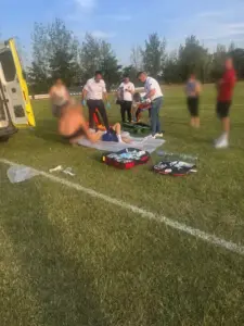 Mentőkkel együtt vonult a helyszínre az OMSZ megbízott főigazgatója