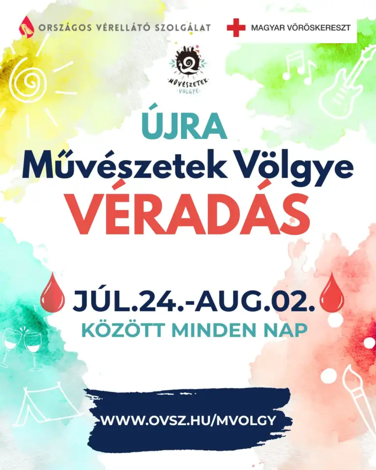 Az Országos Vérellátó Szolgálat közleményének illusztrációja