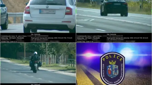 Közlekedésrendészeti összesítő Bács-Kiskun Vármegyéből