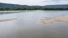 Tilos a Duna szabaddá vált mederszakaszaira lépni a hőségben