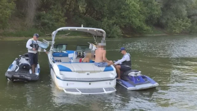 Összehangolt rendőri ellenőrzés a Tisza-tónál