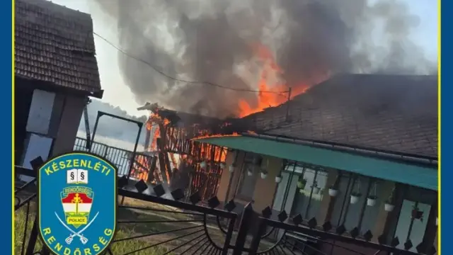 Szabadnapos készenléti rendőr segített egy tiszanagyfalui tűzesetnél