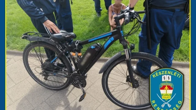 GPS alapján találták meg a lopott e-bike-ot a készenléti rendőrök