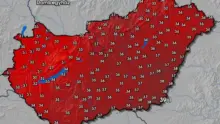 Gyorsjelentés a hőségriasztásról 2026. augusztus 7-én 20:00 órakor
