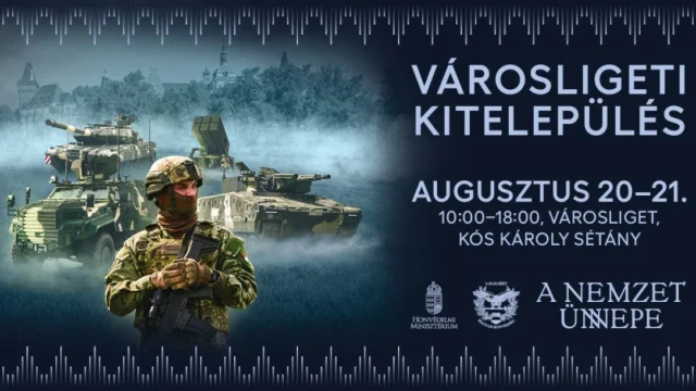Haditechnikai bemutató a Városligetben az augusztus 20-ai ünnepen
