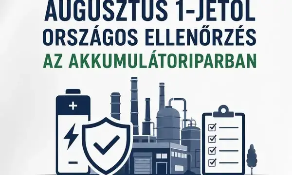 Országos ellenőrzési program indult az akkumulátoriparban