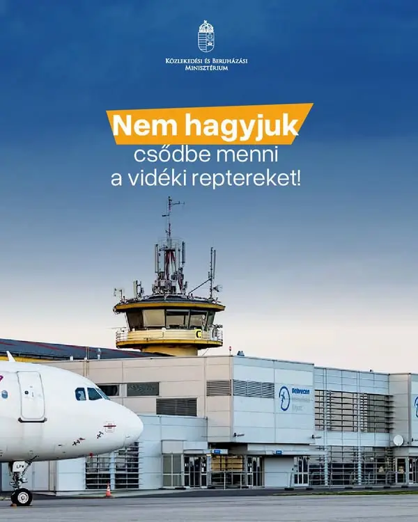 5,5 milliárd forintos mentőövet kapnak a magyar regionális repülőterek
