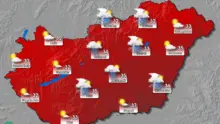 Napi jelentés a hőségriasztásról 2026. augusztus 7-én.