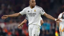 Kylian Mbappé mesterhármasával győzött a Real Madrid a Bernabéuban