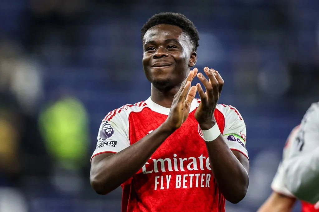 Bukayo Saka visszatért a csúcsformájához az Arsenalnál