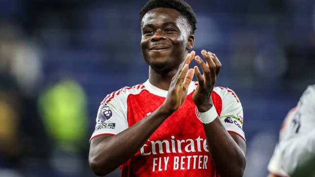 Bukayo Saka visszatért a csúcsformájához az Arsenalnál