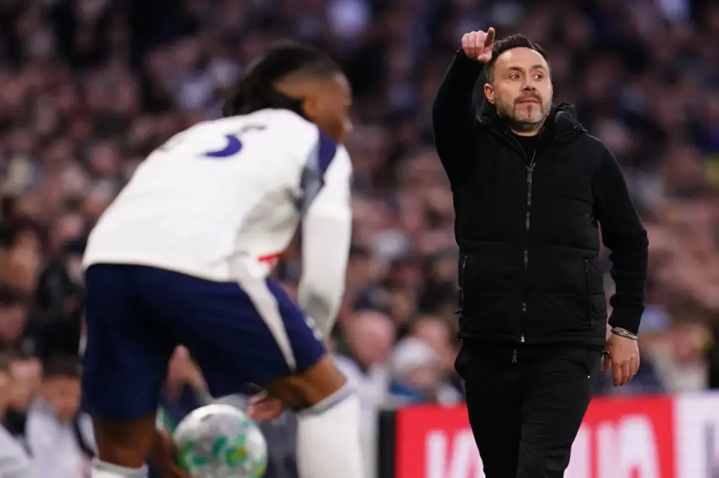 Roberto de Zerbi a Tottenham felemelkedéséért küzd