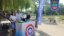 Bűn- és baleset-megelőzési programokat tartott a rendőrség a soproni strandokon