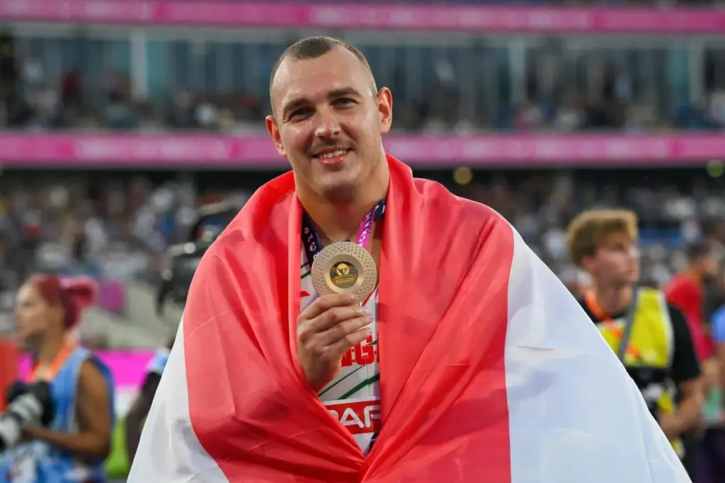 Atlétikai Eb: A kalapácsvető Halász Bence országos csúccsal aranyérmes