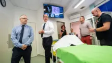 Az Edelényi Koch Róbert Kórház és Rendelőintézet munkáját ismerte meg a látogatás során a szakpolitikus