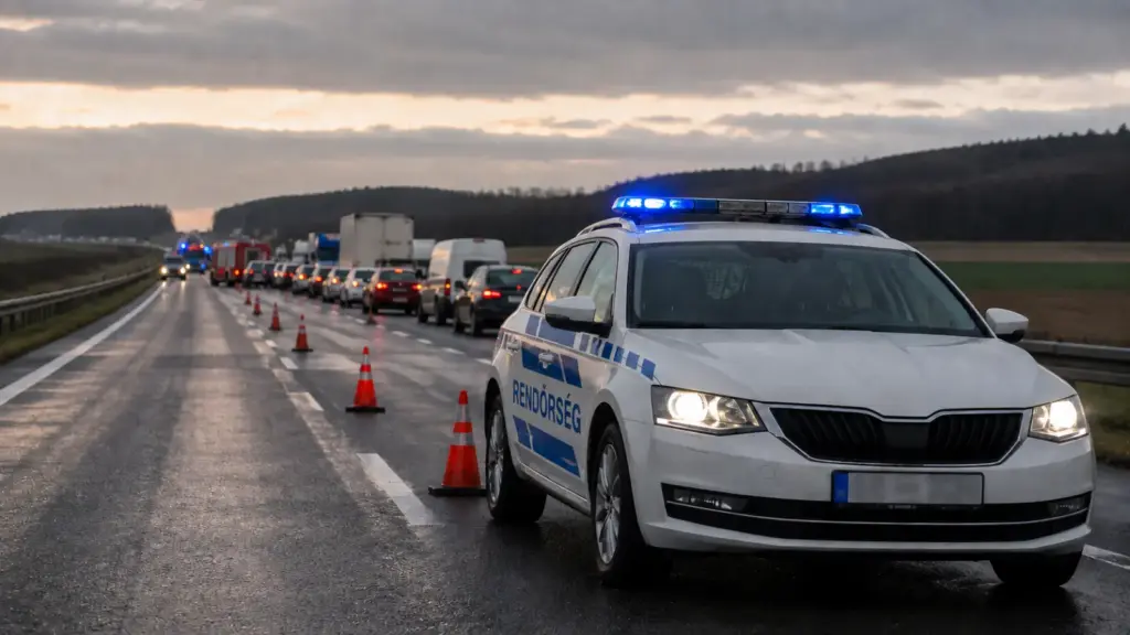 Baleset miatt alakult ki jelentős torlódás az M0-ás autóúton