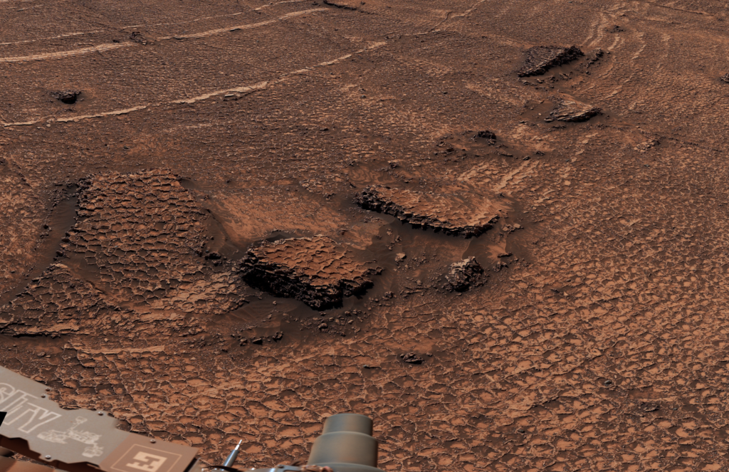 Méhsejt alakú mintázatot fedezett fel a Curiosity a Marson