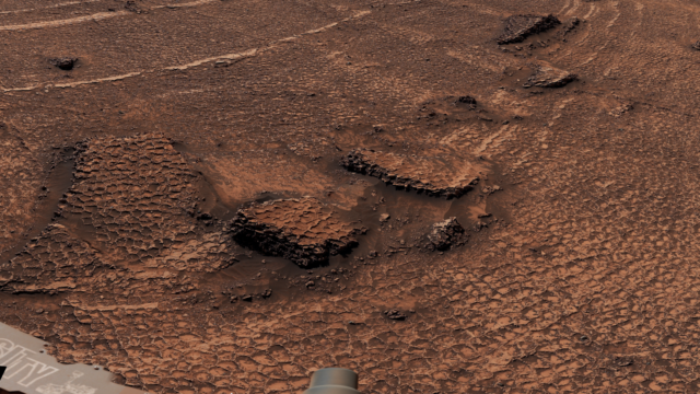 Méhsejt alakú mintázatot fedezett fel a Curiosity a Marson