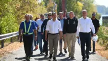 Emberfeletti munka folyik a paksi atomerőműnél a Duna alacsony vízállása miatt
