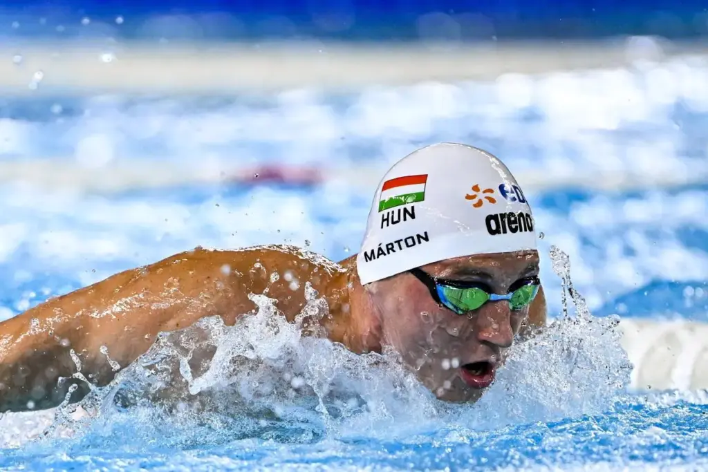 Ezüstérmet szerzett Márton Richárd a párizsi vizes Európa-bajnokságon