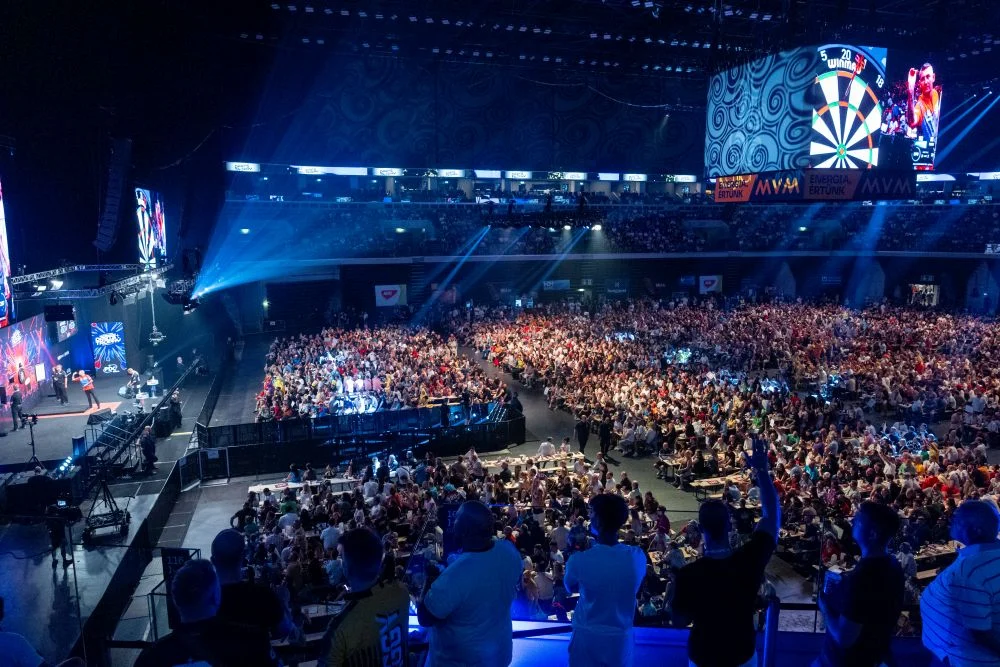 Rekord Budapesten! Közel 24 ezer néző a Hungarian Darts Trophy-n