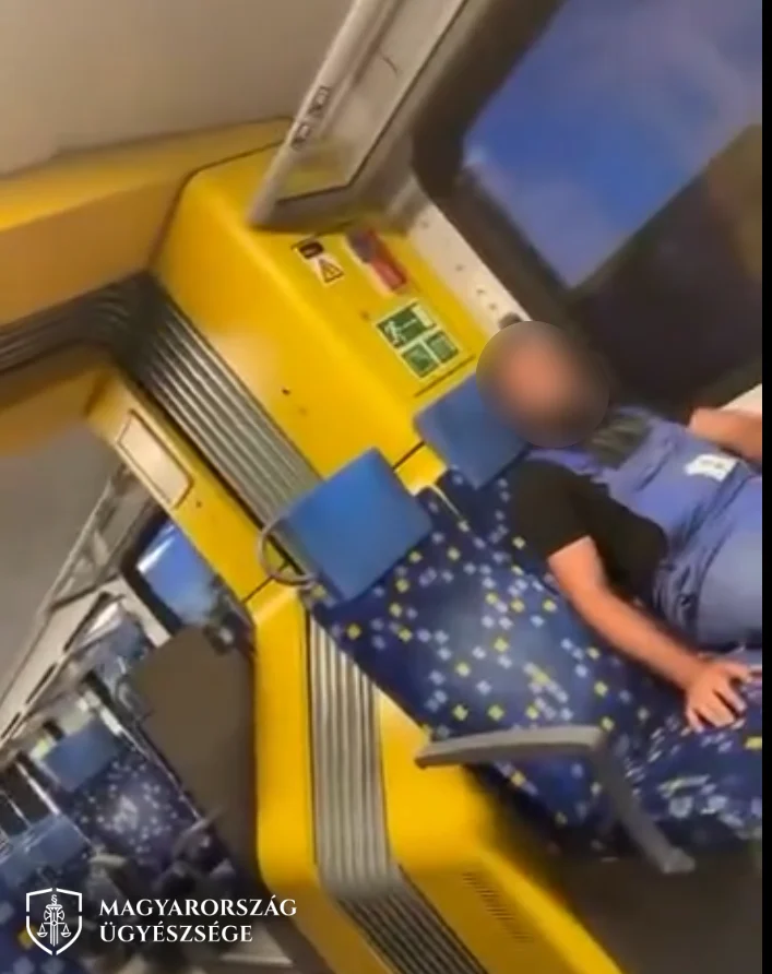 Bíróság elé állítják a vonaton mutogató férfit